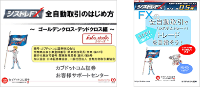 動画やガイド本にてシストレFX全自動取引をご案内