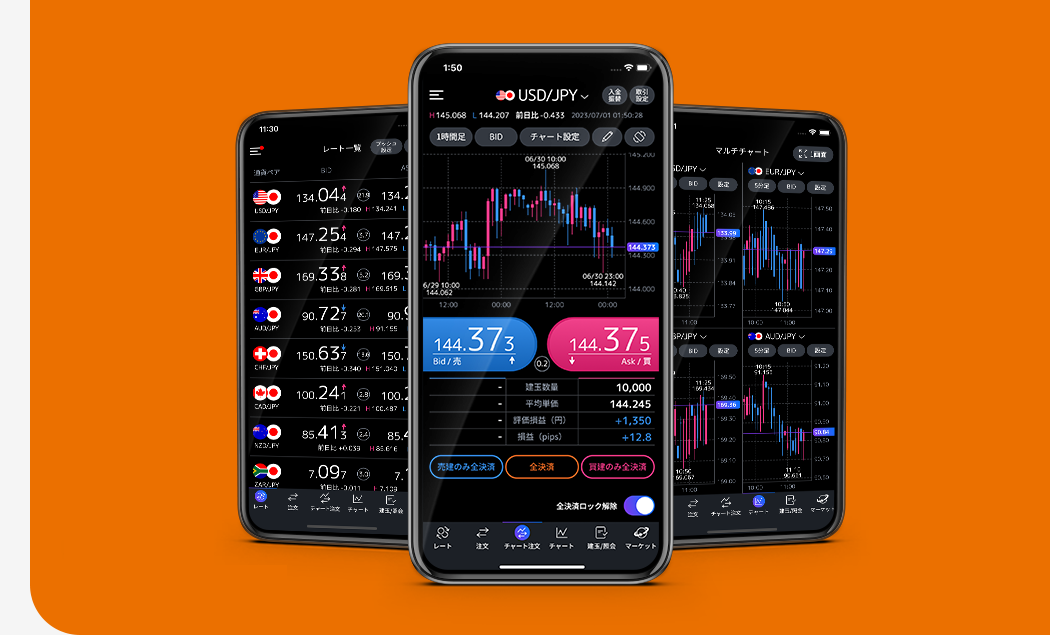 新しいFXスマホアプリ 三菱UFJ eスマート証券	FXアプリ 三菱UFJ eスマート証券 FX